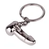 Porte-clés 1 pièces en alliage de Zinc porte-clés porte-clés en métal porte-clés hommes blague sexe drôle porte-clés breloques pendentifs amour gros goutte