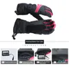 Skihandschoenen Winter USB elektrische verwarmde handschoenen oplaadbare elektrische batterijhandschoenverwarmingshandwarmer voor motorfiets skiën 220922