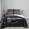 Coperte Tappeto per auto Soggiorno Floccaggio Tessile Una coperta da letto Copre Flanella di lusso