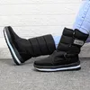 Botas de invierno para hombre, plataforma de nieve, impermeables, de lujo, de diseñador de marca, zapatillas de deporte para exteriores, Punk para hombre, motocicleta