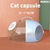 개 카시트 커버 휴대용 고양이 여행 가방 통기성 대용량 애완 동물