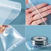 Storage Bags 30/50Pcs/lot Thick 0.2mm Clear Self Sealing Bag Resealable PE Food Package Transparent Plastic