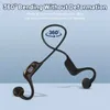 AKZ-G5 Odporne na pot bezprzewodowe słuchawki do biegania do ćwiczeń z otwartymi uszami Sportowe słuchawki z przewodnictwem kostnym