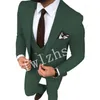 Wedding Tuxedos One Button Men Suits Groomsmen Notch Lapel Groom Tuxedos Wedding/Prom Man Blazer Jacket Pants Vest Tie W1109