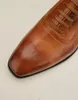 Zapatos de vestir clásicos para hombre de negocios, zapatos oxford de oficina para hombre de lujo, elegantes, formales, de diseñador de bodas