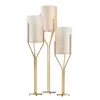 Floor Lamps Nordic Minimalist Fabric Shade Led Lamp El Villa Living Room Home Decor Sofa Corner Standing Light Bedroom Bedside