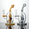 9 pouces uniques Bongs narguilés champignon boule style huile Dab plate-forme conduites d'eau en verre 14mm femelle avec bol narguilé pomme de douche Perc percolateur Dab Rigs