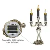 Andra festliga partier Halloween Ghost Hand Candle Lights Smoke Free Skull Holding Lamp Elektronisk glödande dekoration för hem 220922