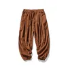 Herenbroek corduroy heren harembroek mode mannen joggen jogg big size katoenen vrouw casual broek streetwear drop 5xl 220922