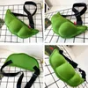 Evening Bags Fashion Plush Women's Messenger Bag Cute Edamame Shaped Shoulder Fresh Sweet Solid Color Zipper Handbags For Women 2022