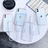 Dual Color Soft TPU Cases Crystal Transparent Cover stötfångare för iPhone 14 13 12 11 Pro XR XS Max X 8 7 Plus