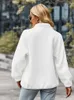 Kvinnorjackor Fashion Sports Jacket Winter 2022 Lapel Collar Long Sleeve Single Breasted All Match mångsidig avslappnad toppkvinna Kvinnor