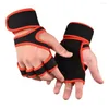 Décoration de fête 1 paire de bons gants d'entraînement sans odeur Sport respirant protéger la main Yoga Fitness Cross hommes