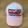 2024 top kapaklar top kapakları Ian Connor Sicko Trucker Hat Ayarlanabilir Amerikalı Erkekler Kadın Hip Hop Vintage Kamyon Beyzbol Kapağı Atlanta Sınırlı Kaykay Güneş Beyzbol Kapağı