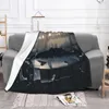 Coperte Tappeto per auto Soggiorno Floccaggio Tessile Una coperta da letto Copre Flanella di lusso