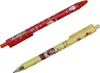 Stylos à bille Dessin animé noir Retour aux fournitures scolaires Stylo gel Impression rétractable Père Noël Arbres de Noël Bonhomme de neige Elk Emballage2010 Amr7O