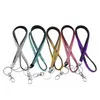 Neckband Crystal Cell Phone Lanyard Diamond Lanyards Candy Colors Rhinestone With Metal Clip Multi Color Cellphone ID Card