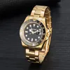 Glide Lock Luxury Cer￢mica Moldura de Safira Homens Assista 2813 Movimento Autom￡tico Mec￢nico SS Fashion Watch Men's Designer Watches Wristwatches2022