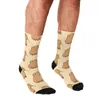 Herren Socken Lustige Capybara Party Gedruckt Harajuku Männer Glücklich Hip Hop Neuheit Nette Jungen Crew Casual Verrückt Für