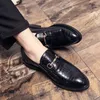 Dress Shoes Slip-on Men's Elegant Solid Color Retro Metal Buckle Color Rubbing Fashion Business Casual Wedding Daily Full Size 38-46