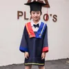 Giyim Setleri Öğrenci Tekdüzen Akademik Elbise Çocuklar Erkek Bebek Kız Anaokulu Mezuniyet Korosu Sahne Performans Şapkası
