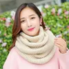 Schals Herbst Winter Japan Südkorea Süße Herrenmode Colid Farbe Gestrickte Lätzchen Woll Damen Kragen Dicke Wärme Feste Schal i31 Y2209