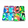 Latest Colorful Silicone Smoking Multiple Use Dry Herb Tobacco Wax Oil Rigs Cigarette Holder Storage Box Spoon Stash Case Dabber Tip Straw Nails Snuff Snorter DHL