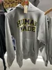 Hommes Hoodies Sweatshirts HUMAN MADE Pull à capuche Poitrine Lettre Hommes Femmes 1 1 Human Made Fleece Sweat 220923