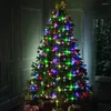 Str￤ngar 10 m 20m utomhusrep Fairy Light RGB Byte LED Copper Wire String USB med avl￤gsen julfest Firefly Twinkle