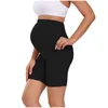 Summer Maternity Bottoms Leggings Woman Mini Yoga Fitness Sports High midja Belly Gravid Pants Slim Fashion Shorts 20220924 E3