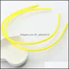 Headbands Plastic Headbands Candy Color Toothed Hair Band Girl Sweet Simple Jewelry Red Green 0.8Cm 0 32Yz Q2 Drop Delivery 2021 Dhsel Dhj1U