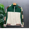 2023 Giacca da uomo con cerniera Casual vintage stampato Lettere Cappotti Girocollo Cardigan Baseball maniche lunghe nero bianco Primavera e autunno Tide Vestiti pluz taglia 4XL5XL