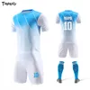 Running Set Soccer Jerseys Set Mens Sportswear Training Uniform Football Jersey Suits Team Uniforms Shirts and Shorts Kits19 220923