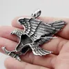 Pendant Necklaces Fashion Solid 316L Stainless Steel Cool Men's Eagle Catch Fish 3V003