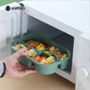 カップ料理の調理器具のための電子レンジのランチボックスキッズスクールプラスチックフードコンテナリークプルーフベントランチボックスコンパートミー