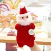 Burattino di mano di Natale Cartone animato Babbo Natale Marionette di peluche Bambola Giocattoli di peluche per bambini Giocattoli di burattino di peluche per bambini GCB15699