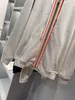 Luxury Classic Brand Designer Hoodie Fashion Stripe Stitching Casual Cardigan Bekväm bomullsmaterial Topp Mens Hoodie