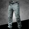 Calças ao ar livre Cargo City Men à prova d'água para caminhadas de caça ao combate tático Swat Troushers Casual Multi-Pocket Casual