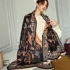 Schals Winter Schal Doppelseitige Kaschmir Bufanda Elegante Weibliche SHLS Floral Wrap Für Damen Herbst Warme Decke Stolen Y