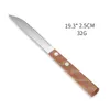 Stainless Steel Creative Knife Fork Spoon Wooden Handle Cutlery Set Household Western Tableware GCB15689