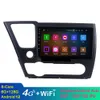 9 polegadas de carro Android Video Radio GPS Sistema de navegação para 2014-2017 Honda Civic LHD com Bluetooth WiFi Music Support OBD 2