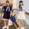 Girl Dresses Summer Dress For Girls Big Bow Party Est Kids Casual Style Clothes 6 8 10 12 14