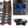 Arco amarra 2022 Chrismas Men Cocotrência Flashing Up Wire Led Wire Bowtie El Lights Wedding Chirstmas Glow Party Supplies