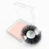 Thick Natural Long Mink False Eyelashes Curly Crisscross Reusable Handmade Multilayer 25mm Fake Lashes Full Strip Eyelash Extensions Makeup for Eyes