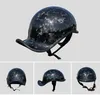 Motorcycle Helmets Carbon Fiber Half Helmet Open Face Capacete Motocicleta Cascos Para Moto Racing Motorbike Vintage