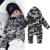 Rompers 024m nouveau-né pour bébé garçons mode Zipper Romper Camo Imprime Jumps combinais