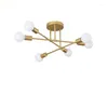 Chandeliers Modern Creative Chandelier LED Lighting Warm Romantic Minimalist Golden Bedroom Personality Living Room Dining Ceiling Lamp