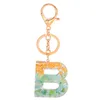 Lettre porte-clés Alphabet porte-clés chaîne bracelet semi-transparent coloré pendentif porte-clés organisateur titulaire dessin animé accessoires JNB15743