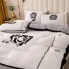 Set di lenzuola Forniture per la biancheria da letto Tessili per la casa Modelli di lettere stampate Marca Chanxl