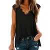 Women's T Shirts Women's T-Shirt Summer Tshirt Women Sexy Lace Deep V Neck Loose Female Tee Shirt Casual Vest Top Plus Size Blusas